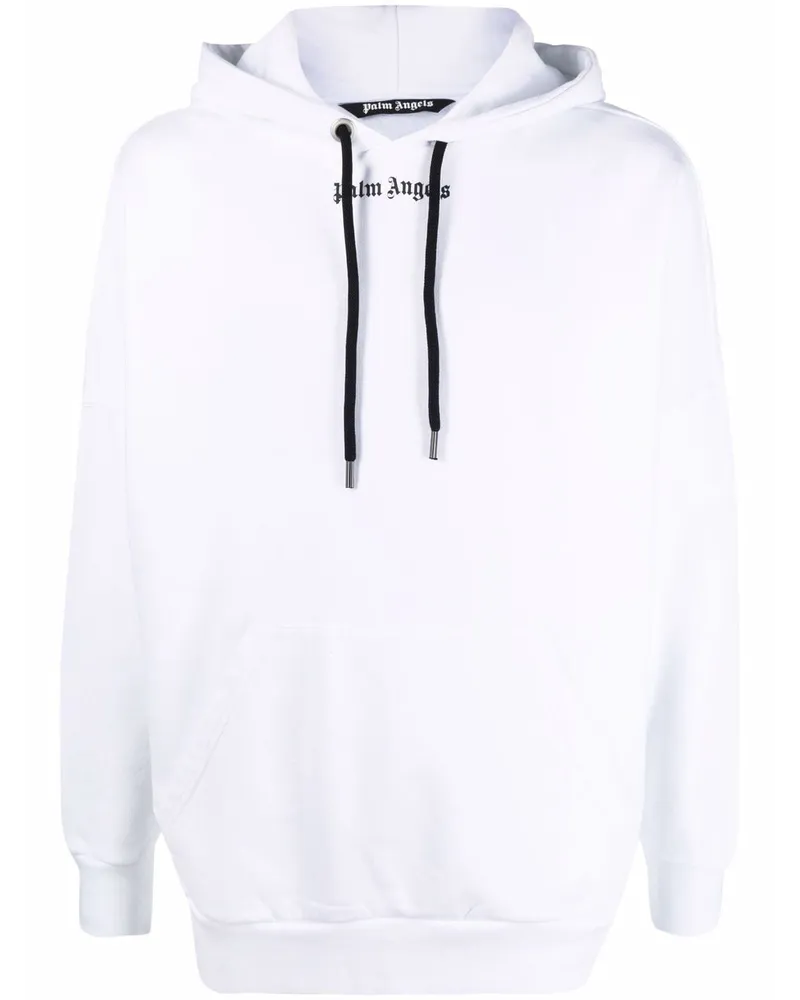 Palm Angels Hoodie mit Kordelzug - Weiß Weiß