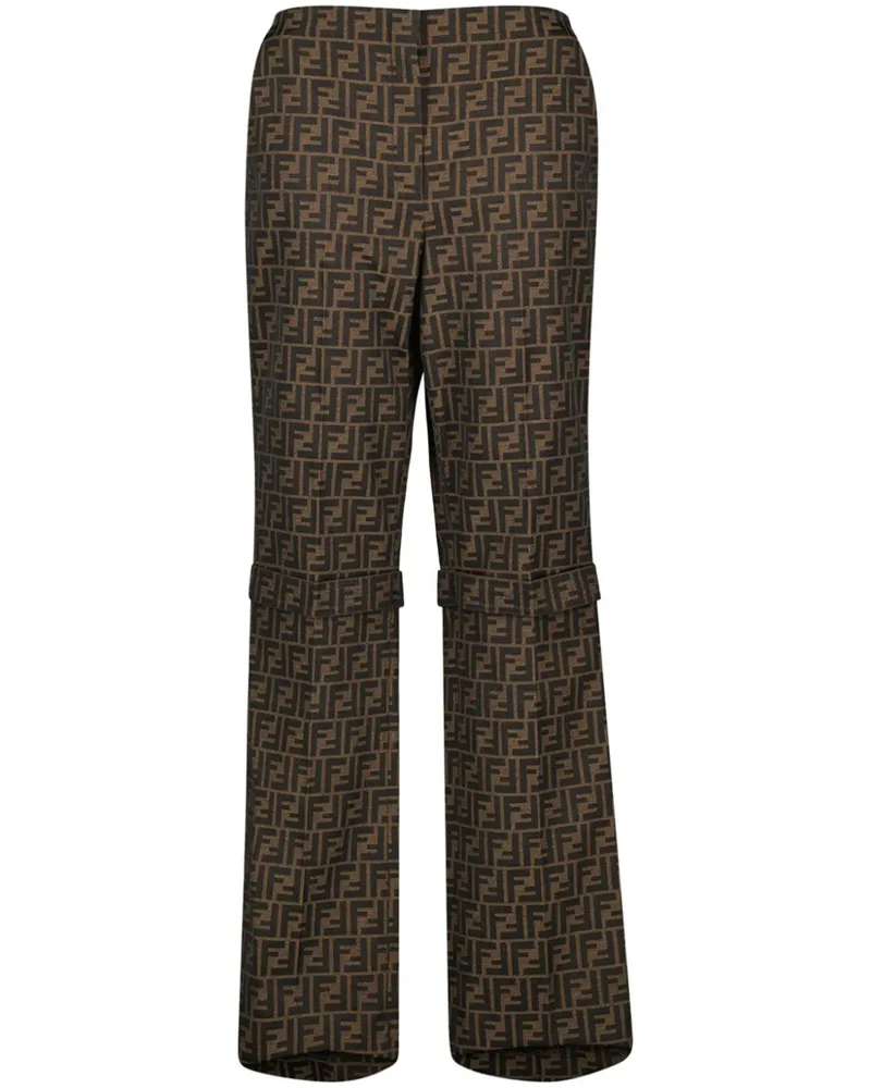 Fendi Jacquard-Hose - Braun Braun
