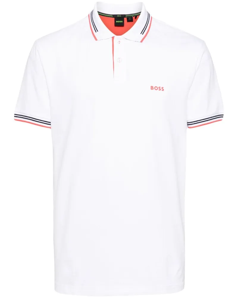 HUGO BOSS Paul Poloshirt Weiß