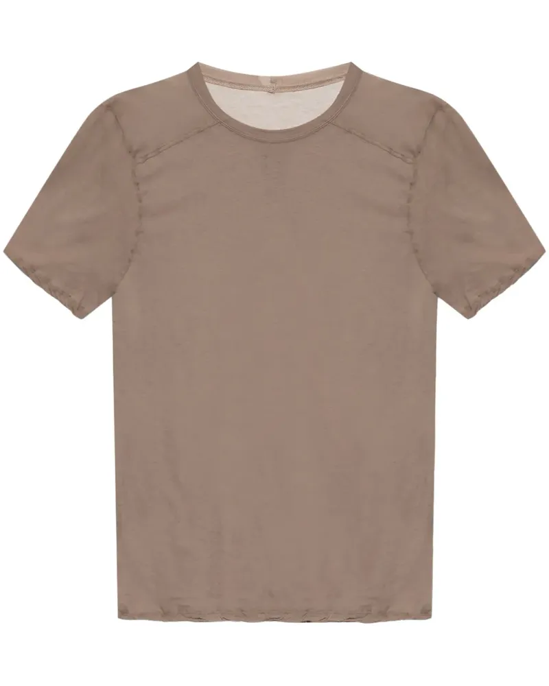 Rick Owens T-Shirt aus Baumwolle - Nude Nude