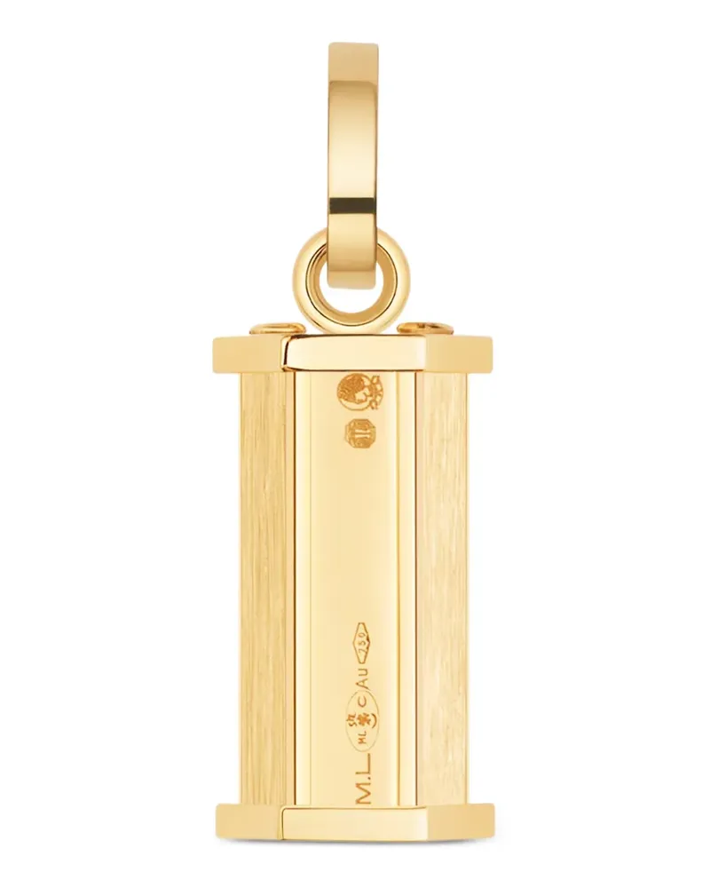 Marie Lichtenberg Weight hexagonal pendant - Gold Gold