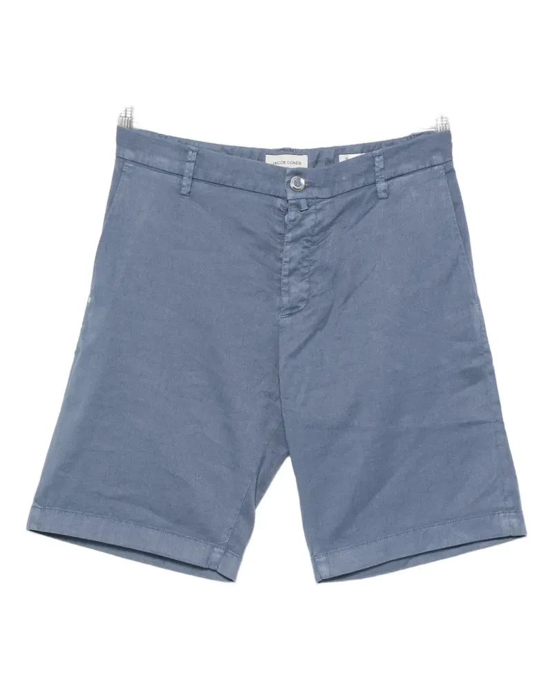 Jacob Cohën logo-patch shorts - Blau Blau