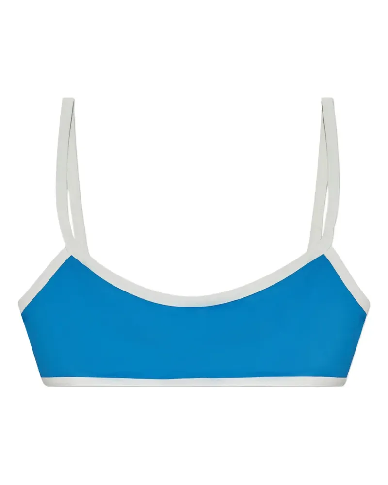 Marysia Bikini mit Kontrastdetails - Blau Blau