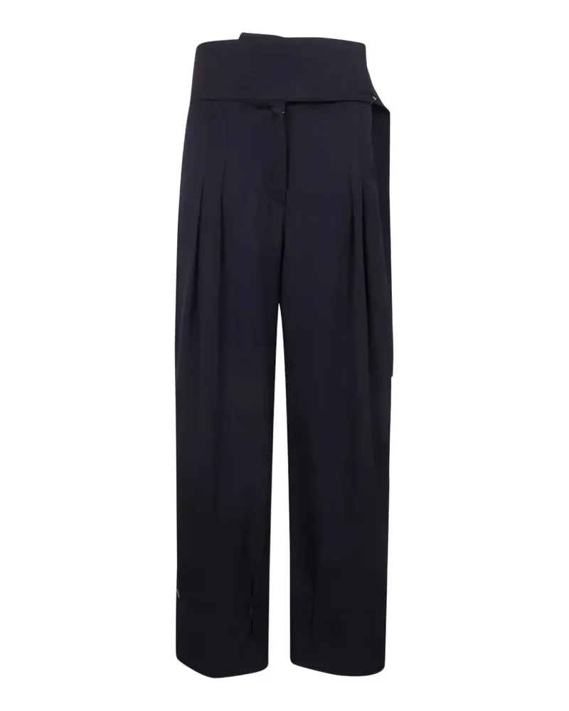 Entire Studios stripe trousers - Blau Blau