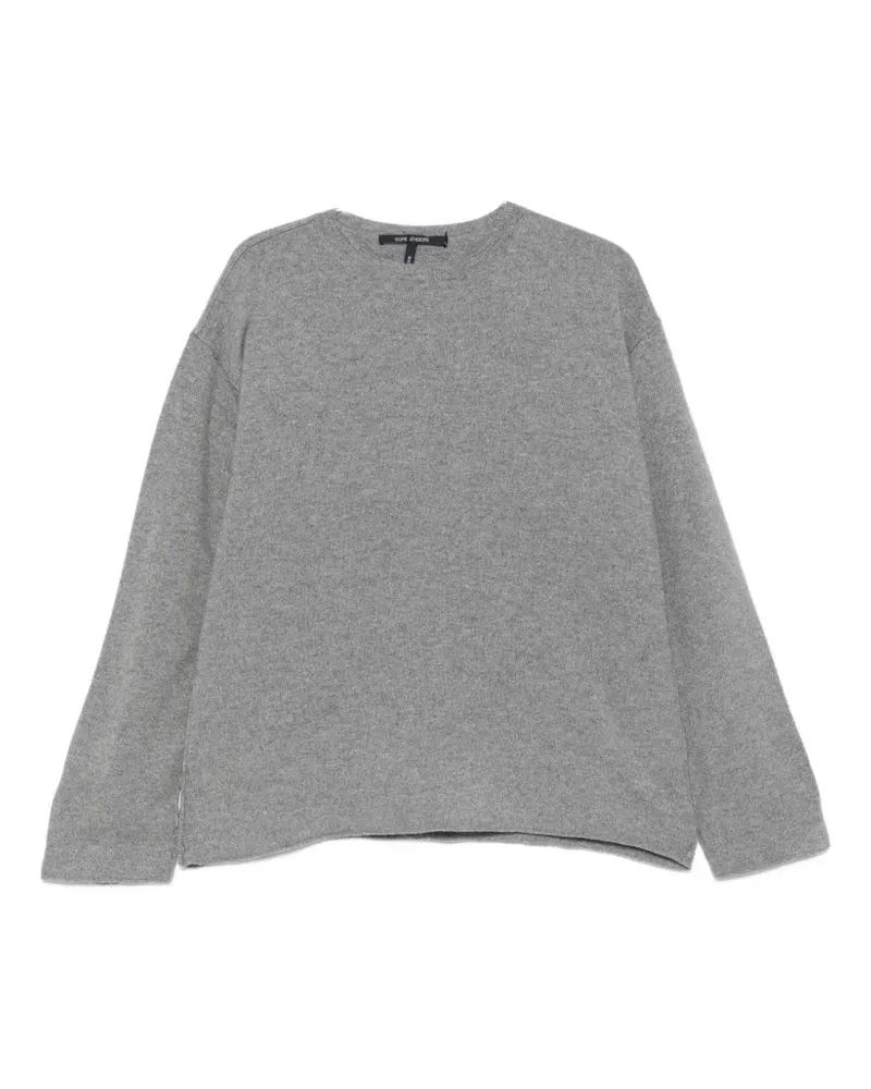 Sofie D'Hoore Pullover mit tiefen Schultern - Grau Grau
