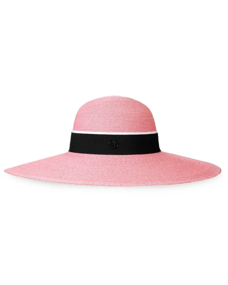 Maison Michel Blanche Strohhut - Rosa Rosa