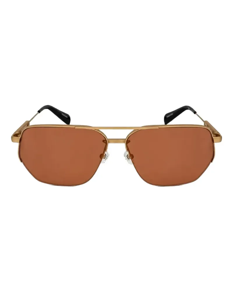 Jacquemus geometric-frame sunglasses - Gold Gold