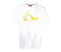 T-Shirt mit Sneaker-Motiv