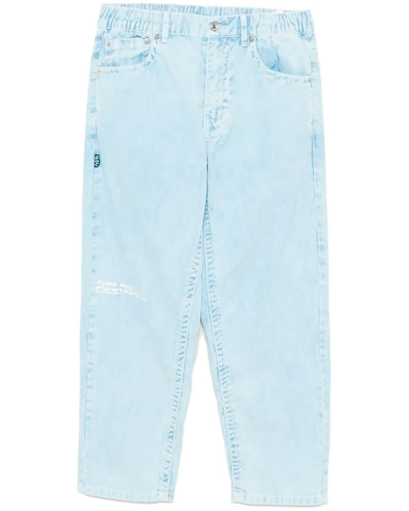 BAPE Hose aus Cord - Blau Blau