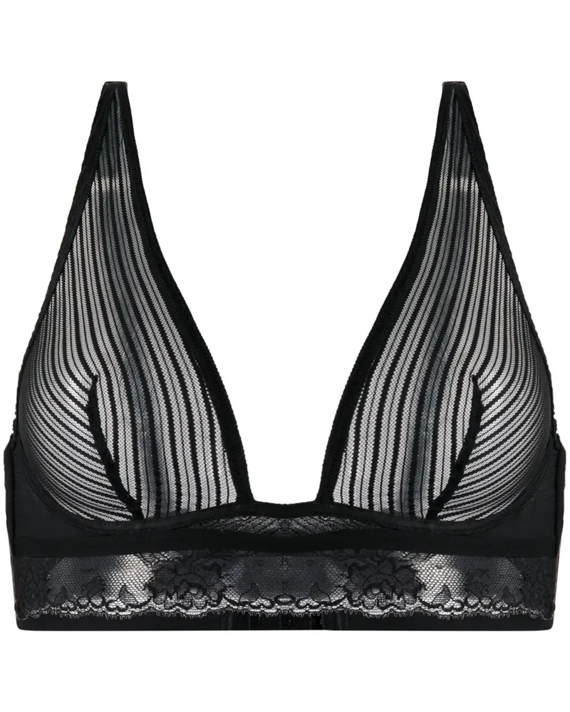 Wolford BH mit Streifen - Schwarz Schwarz