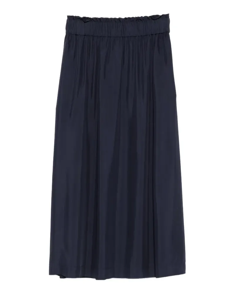 Gant elasticated-waistband gathered midi skirt - Blau Blau