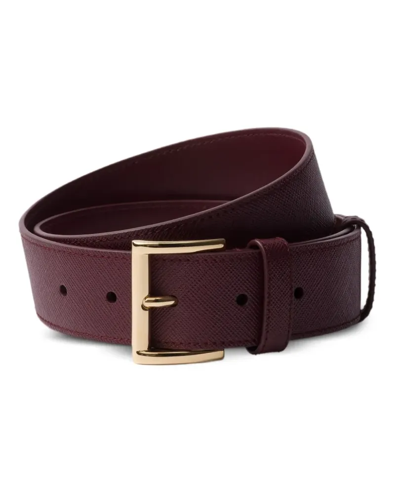 Prada Gürtel aus Saffiano-Leder - Rot Rot