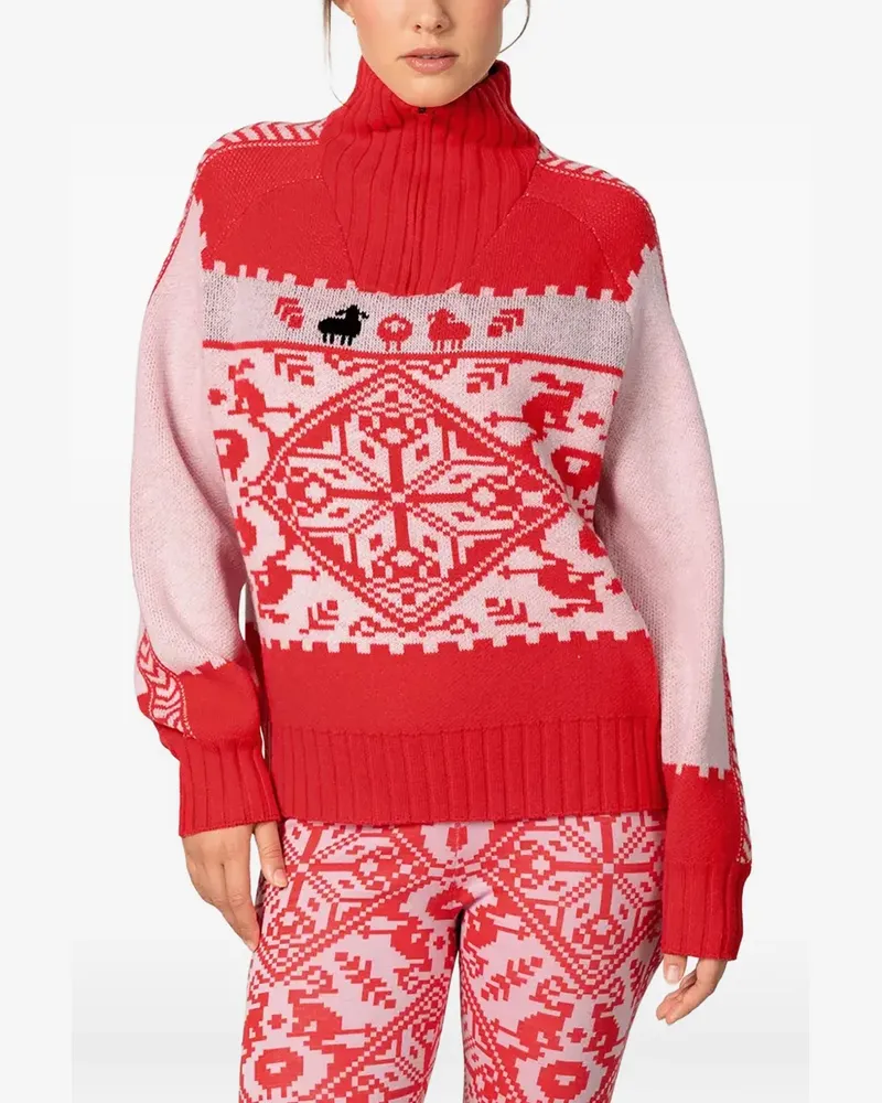 Kari Traa Saga half-zip sweater - Rosa Rosa