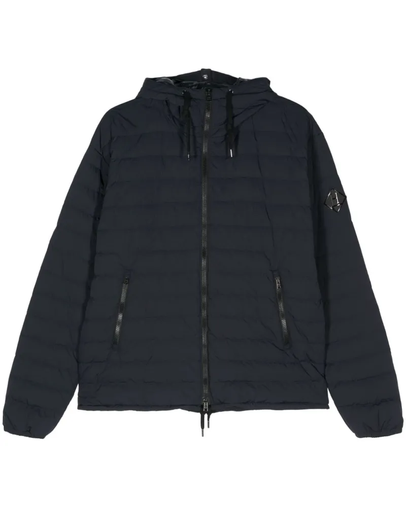 Herno Gefütterte Kapuzenjacke - Blau Blau