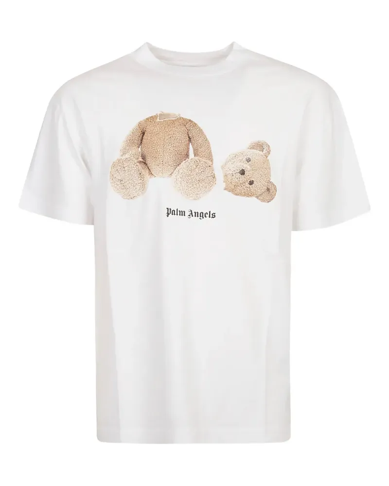 Palm Angels Broken Bear T-Shirt - Weiß Weiß