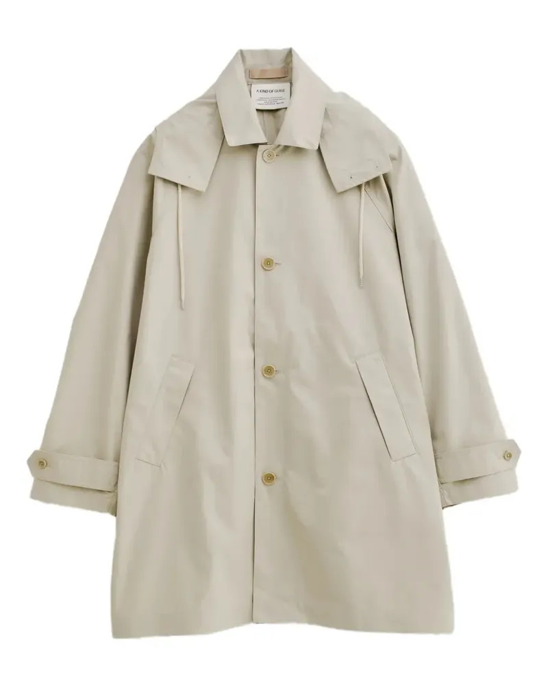 A Kind Of Guise Trenchcoat mit Kapuze - Nude Nude
