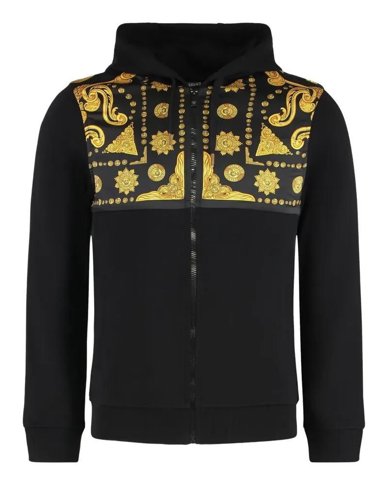 Versace Hoodie mit Print - Schwarz Schwarz