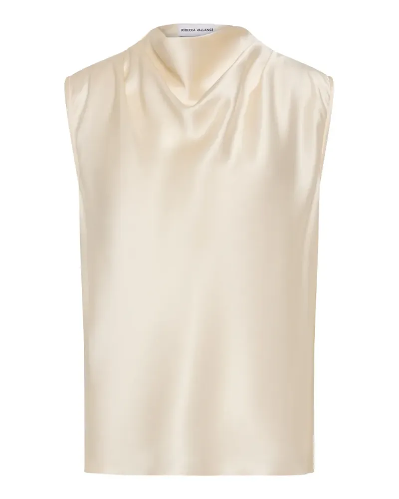 Rebecca Vallance Montague cowl-neck top - Nude Nude