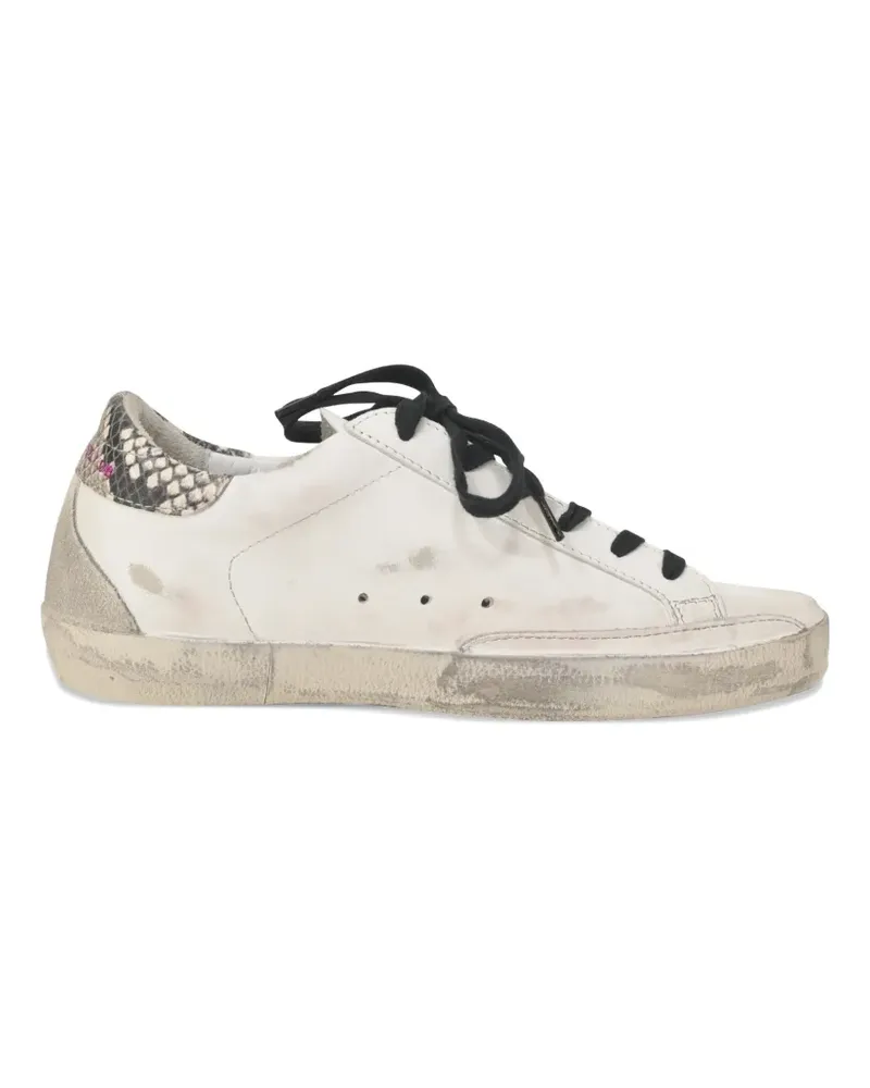 Golden Goose Superstar animal-print sneakers - Weiß Weiß