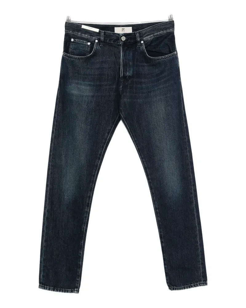PT TORINO faded-effect whiskered jeans - Blau Blau