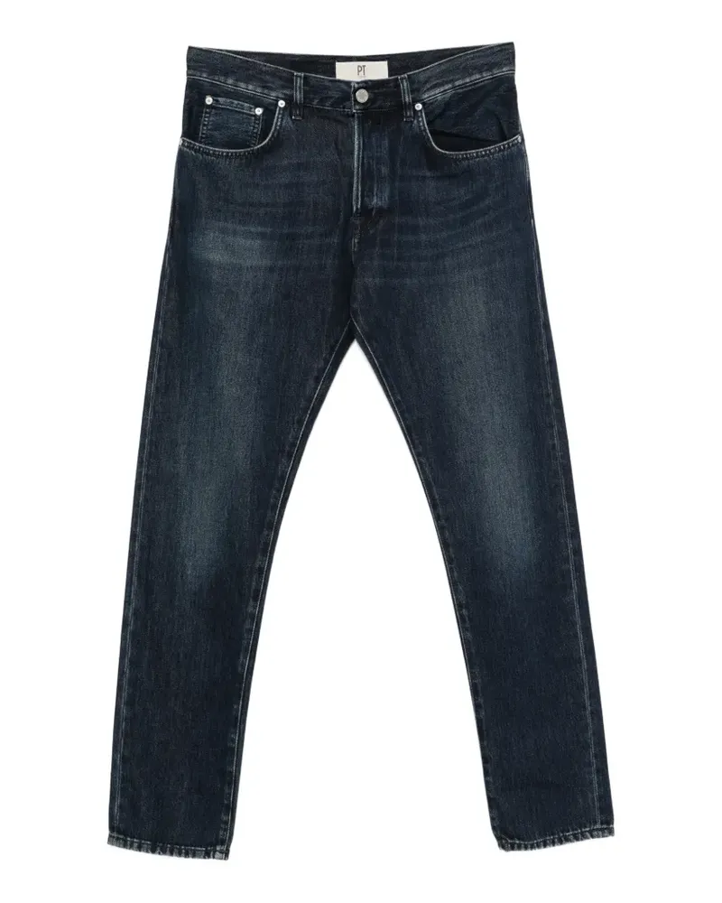PT TORINO faded-effect whiskered jeans - Blau Blau