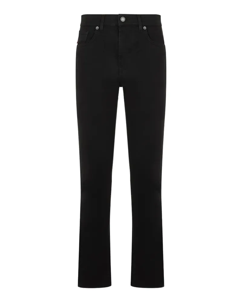 Moschino regular-length straight-leg jeans - Schwarz Schwarz