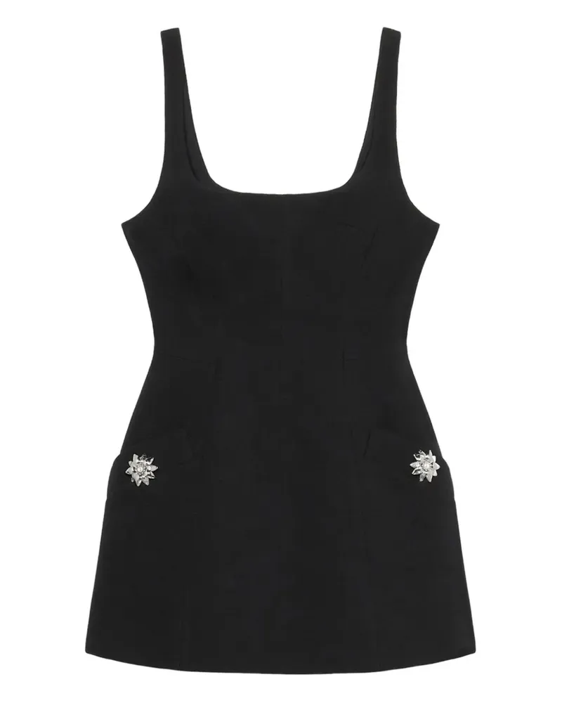 Blumarine Verziertes Minikleid - Schwarz Schwarz