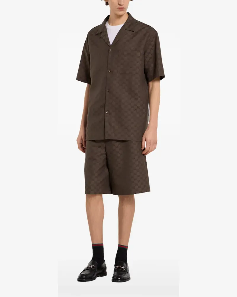 Gucci GG canvas shorts - Braun Braun