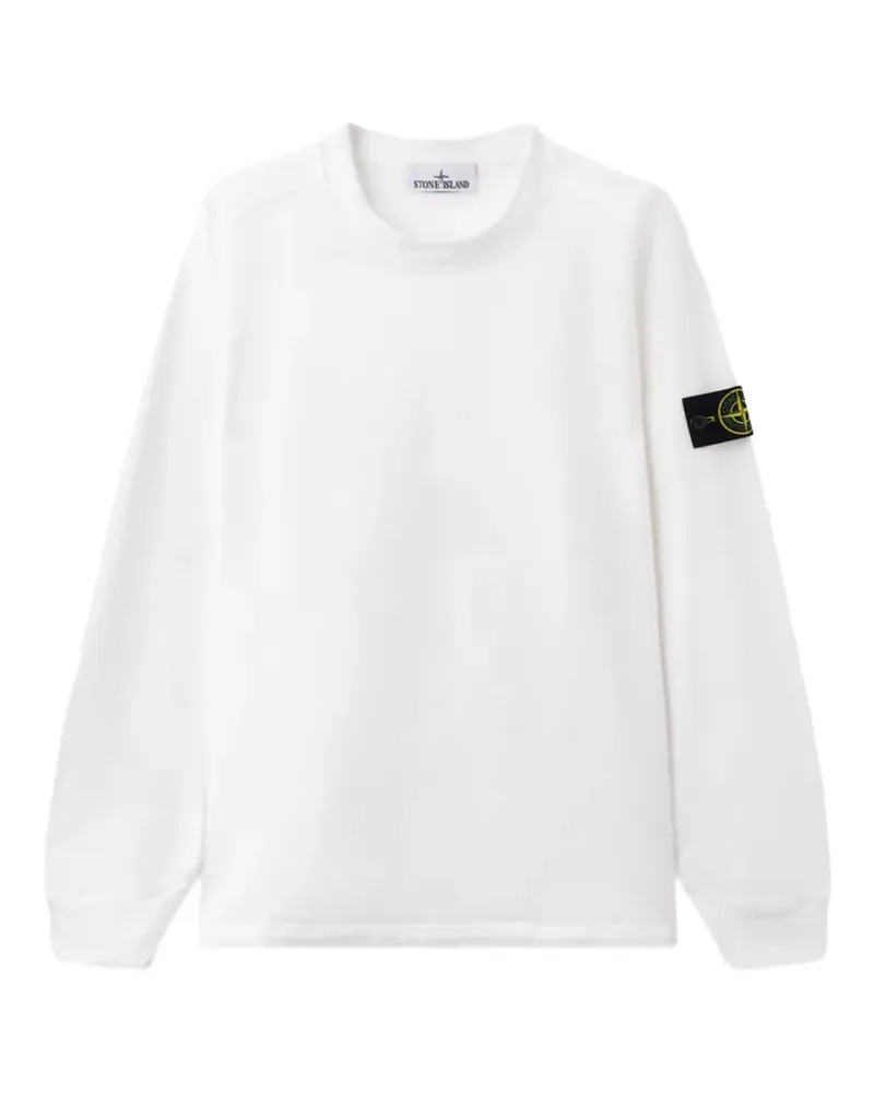 Stone Island Compass-patch sweatshirt - Weiß Weiß