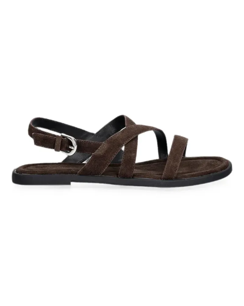 Vagabond Zaida crossover-strap buckled sandals - Braun Braun