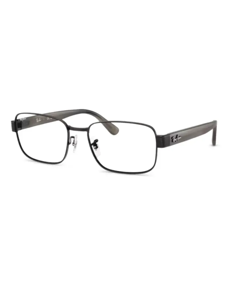Ray Ban Brille mit eckigem Gestell - Grau Grau
