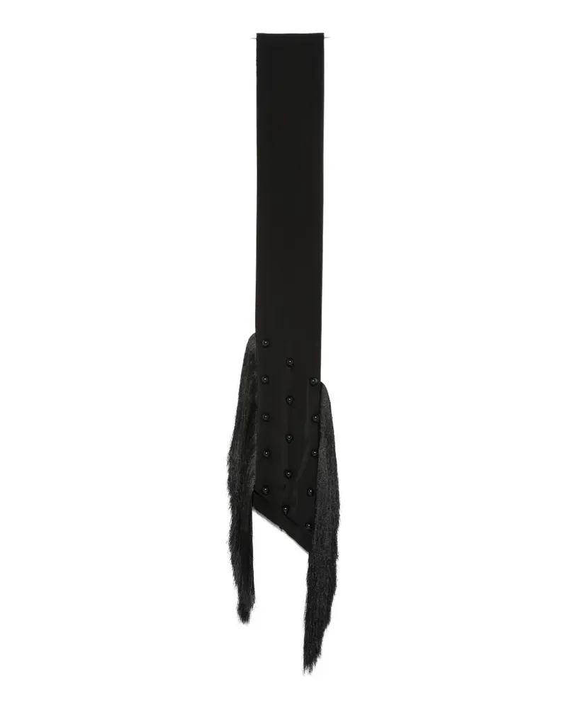 Carven fringed scarf - Schwarz Schwarz