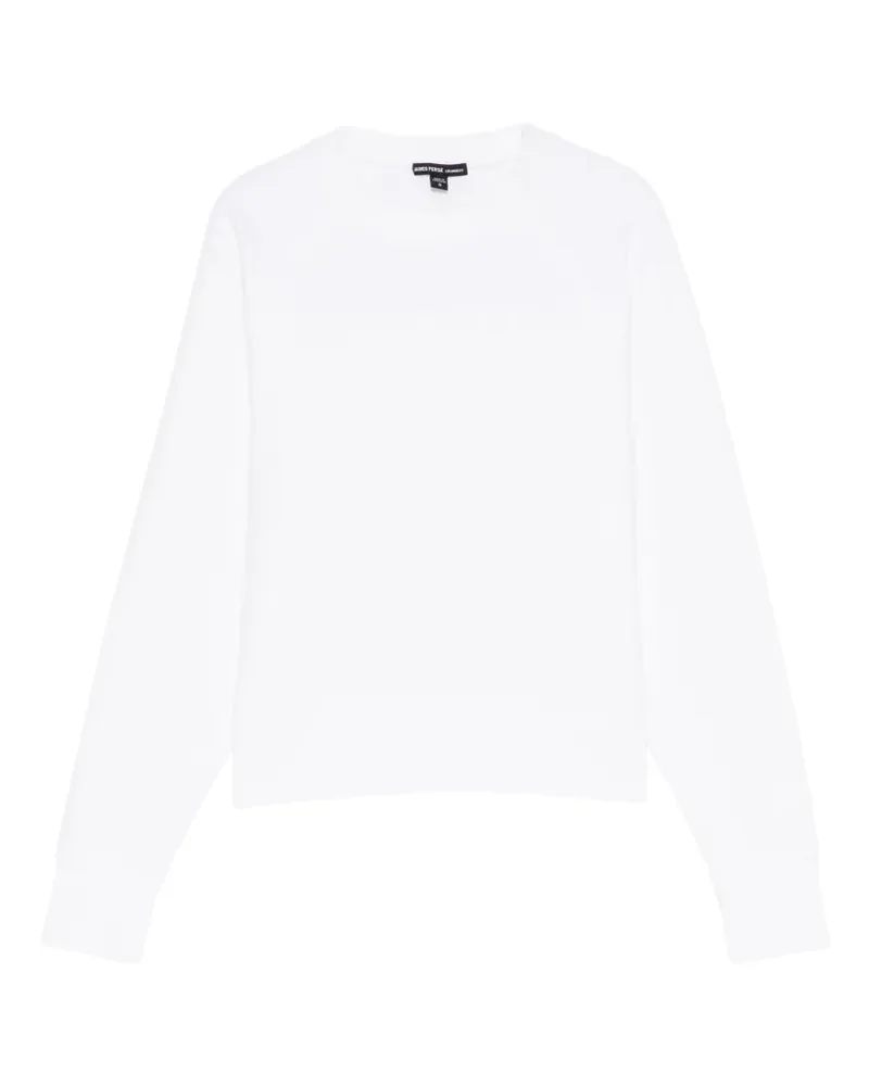James Perse Sweatshirt aus French Terry - Weiß Weiß