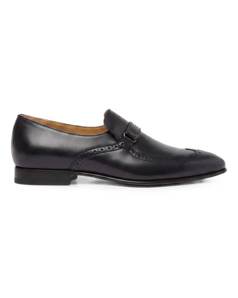 Scarosso Maude brogue-detail loafers - Schwarz Schwarz