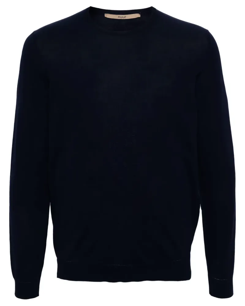 Nuur Gestrickter Pullover - Blau Blau