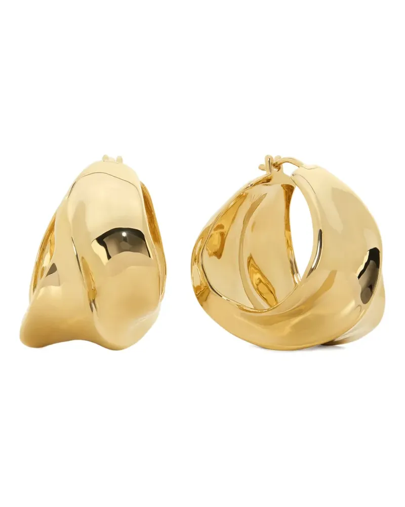 Monica Vinader Mittelgroße Nomade Bold Creolen - Gold Gold