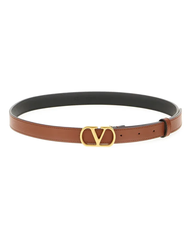 Valentino Garavani Gürtel aus Leder - Braun Braun