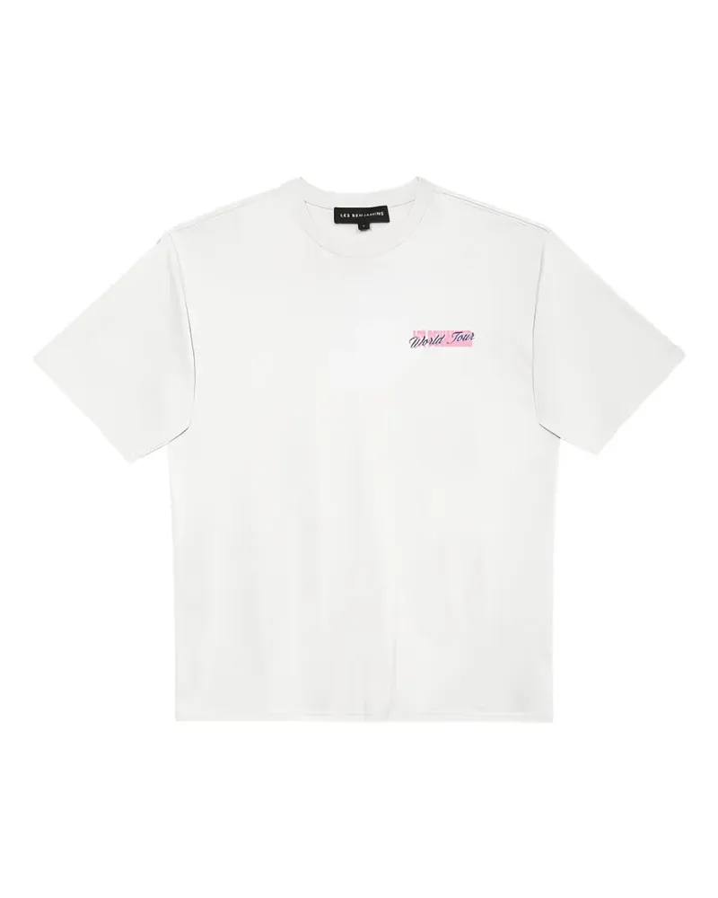 Les Benjamins T-Shirt mit Print - Grau Grau