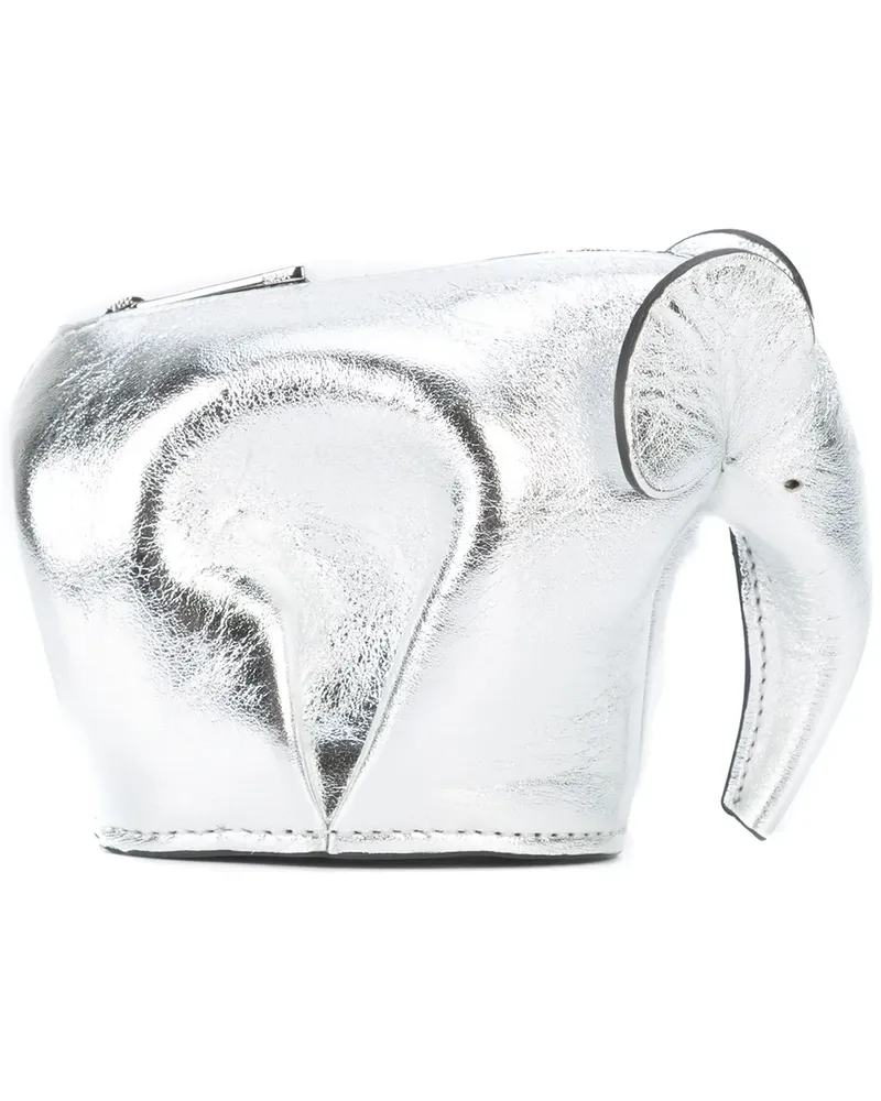 Loewe Münztäschchen im Elefanten-Design - Metallic Metallic