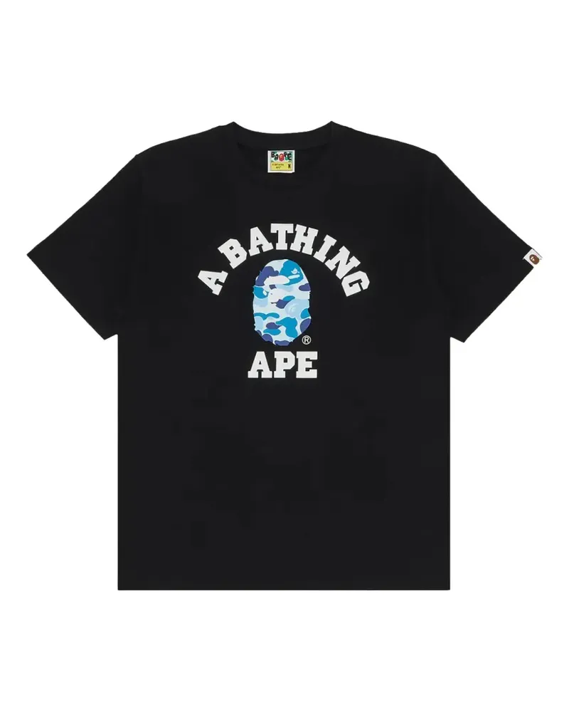 BAPE ABC Camo College T-Shirt - Schwarz Schwarz