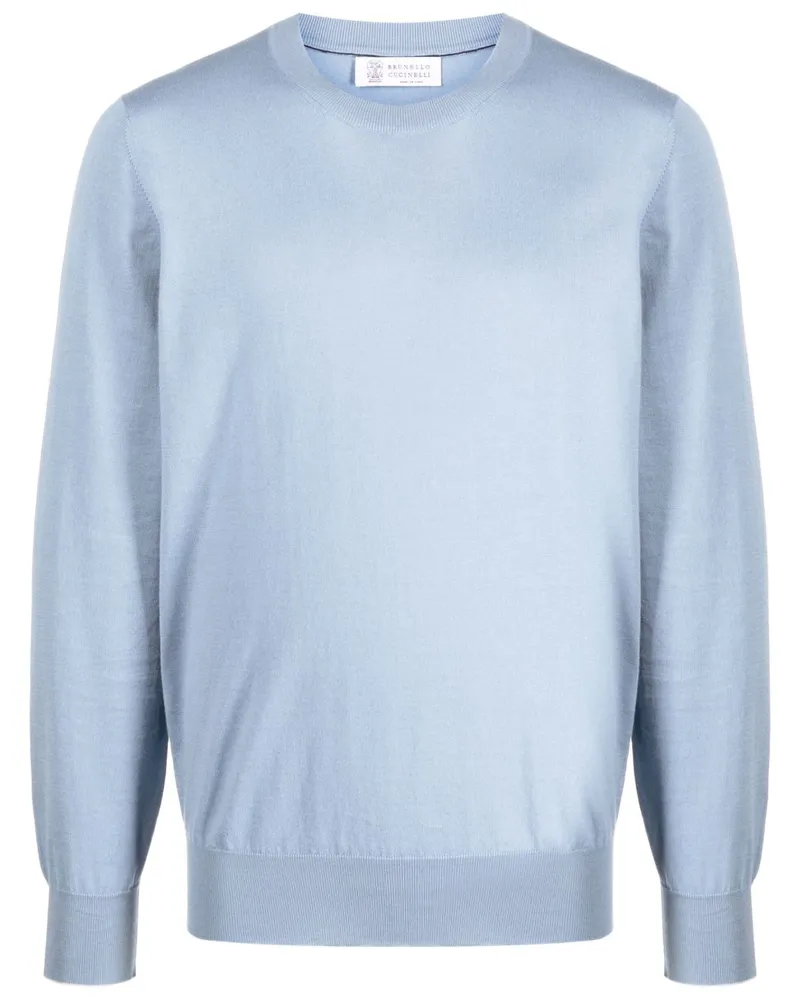Brunello Cucinelli Klassischer Pullover - Blau Blau