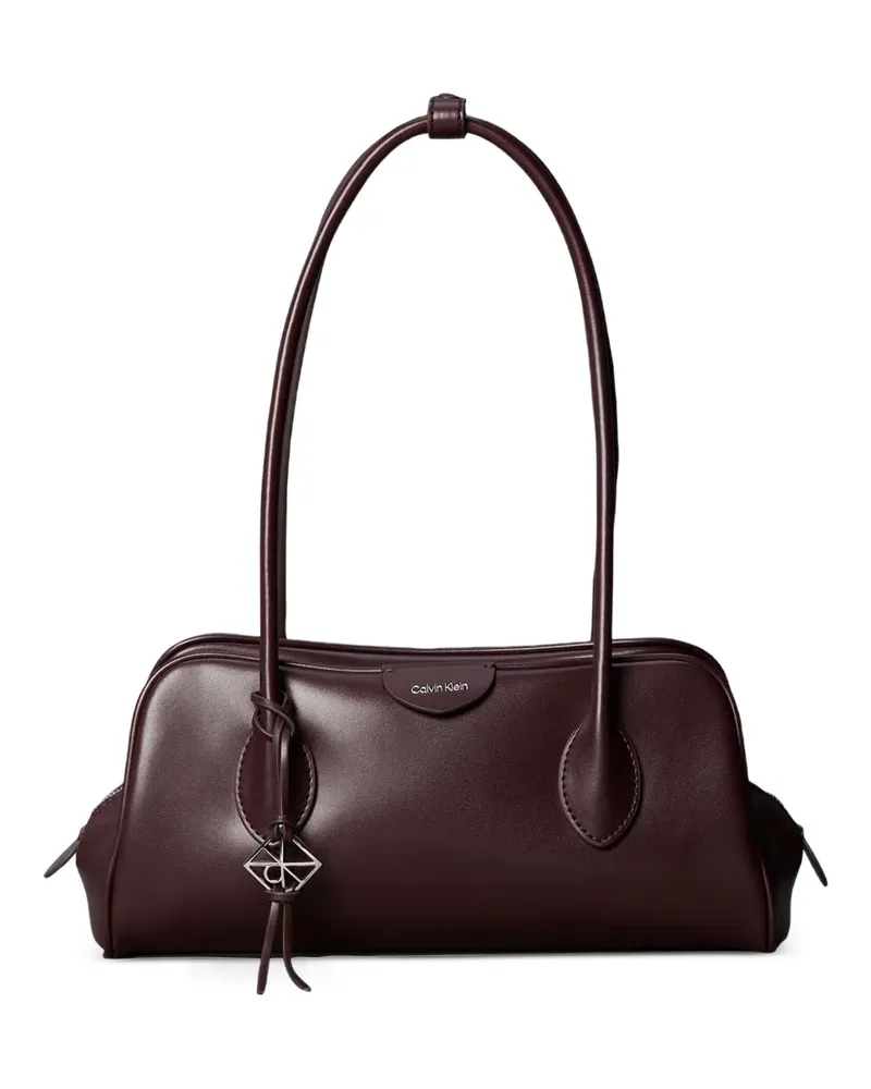 Calvin Klein Schultertasche mit Logo-Schild - Rot Rot