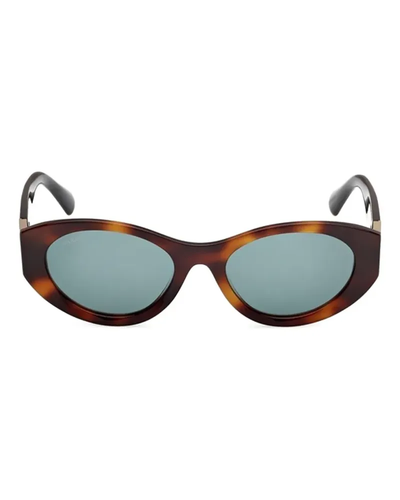 MAX&Co. tortoiseshell-effect cat-eye sunglasses - Braun Braun