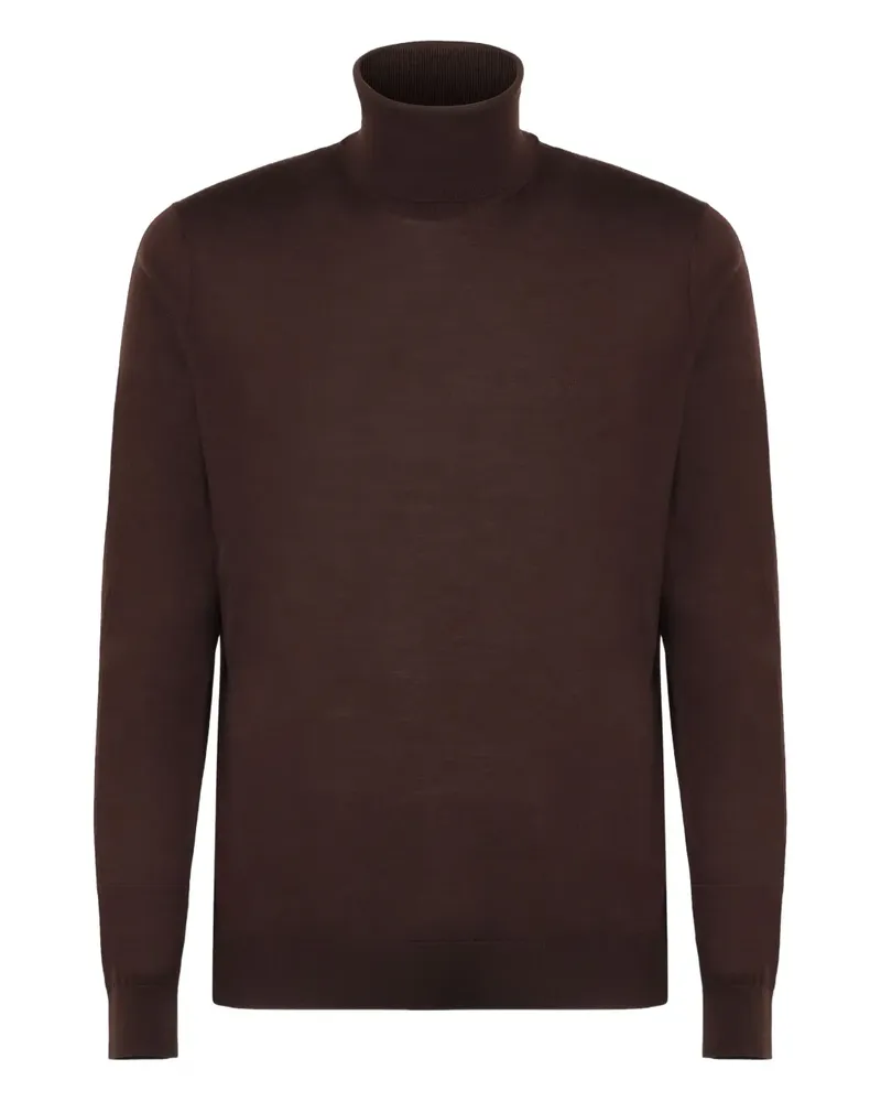 Kiton Klassischer Pullover - Braun Braun