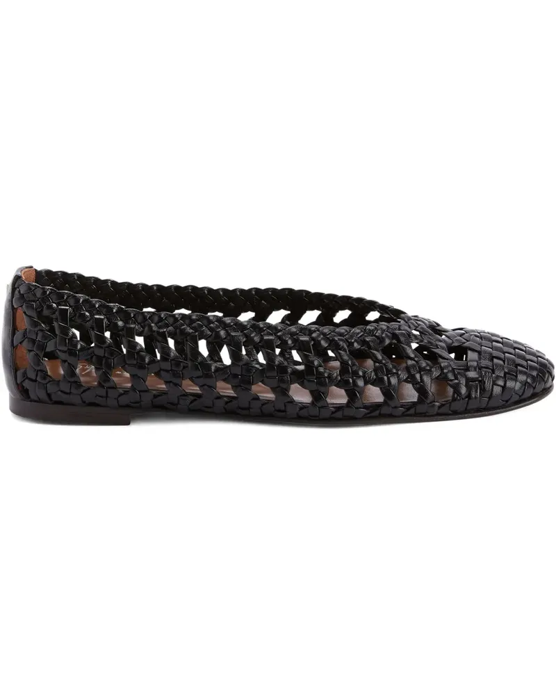 Giuseppe Zanotti Georgia Cage Ballerinas - Schwarz Schwarz