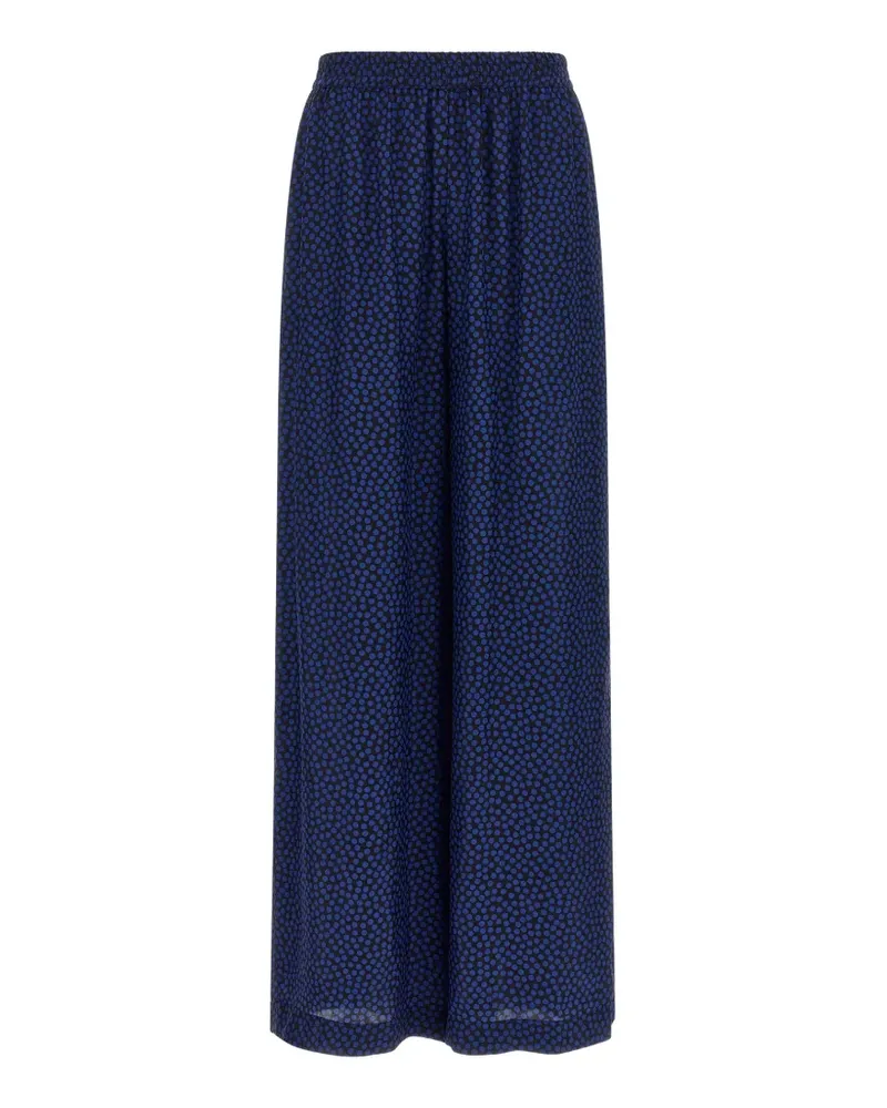 Gianluca Capannolo Claudia polka-dot palazzo pants - Schwarz Schwarz