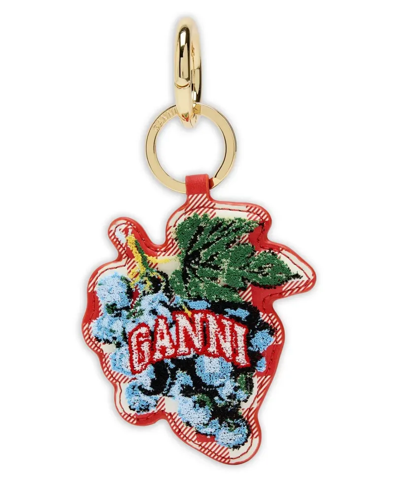 Ganni Grape Schlüsselanhänger - Rot Rot
