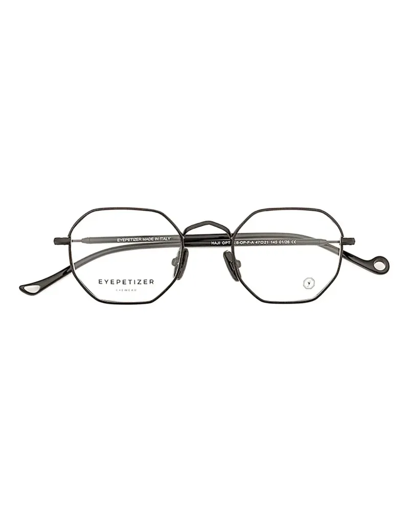 Eyepetizer geometric-frame glasses - Schwarz Schwarz