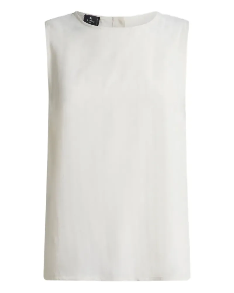 Etro crew-neck top - Weiß Weiß