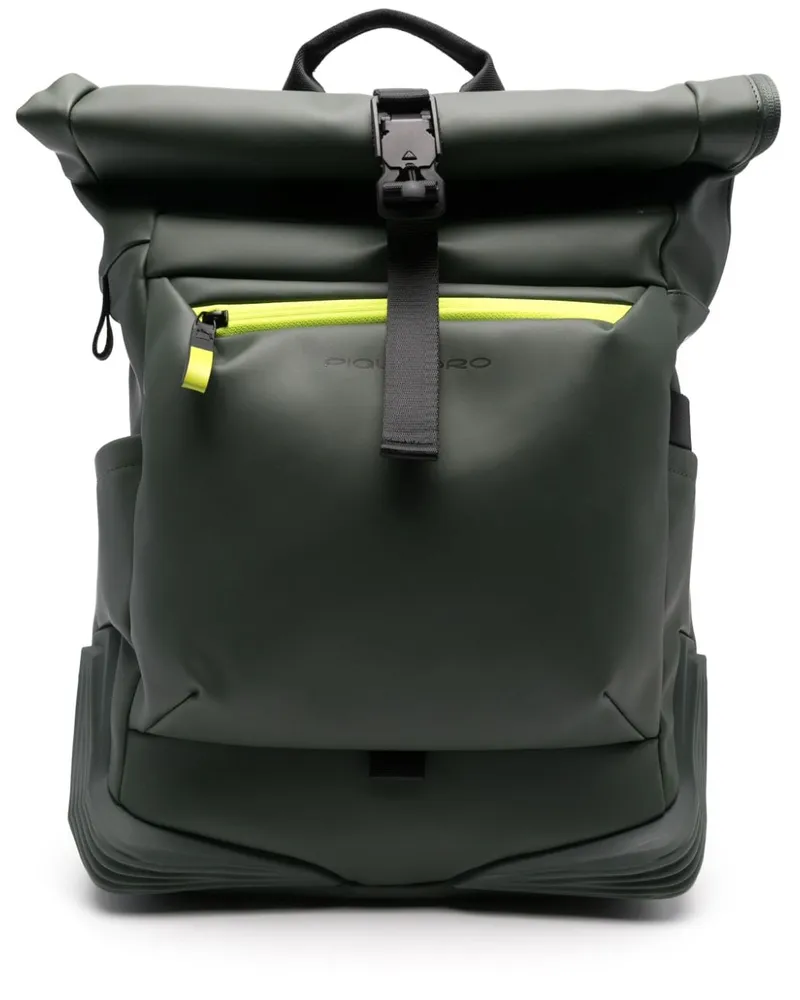 Piquadro Wasserfester Rucksack - Grün Grün